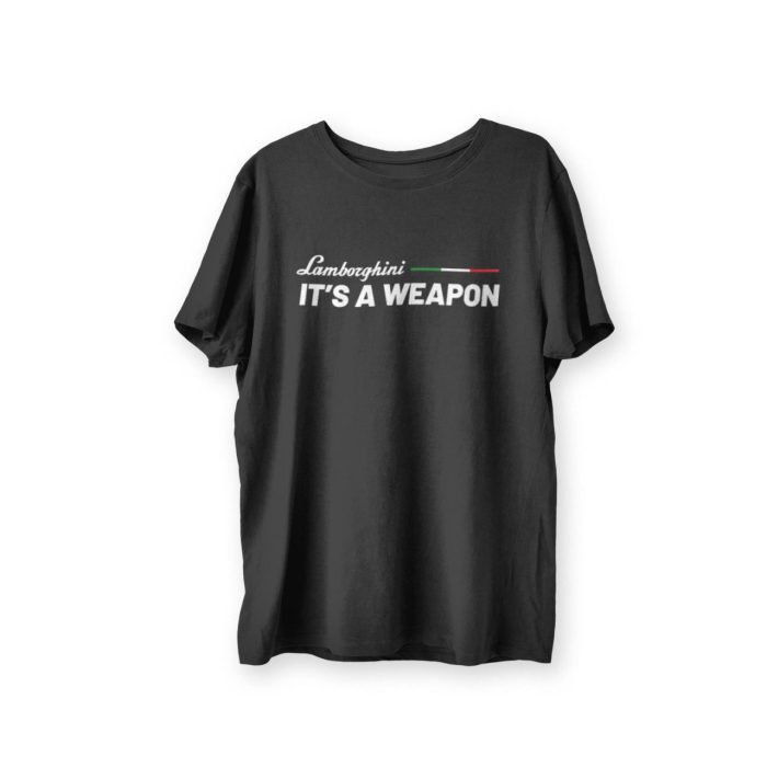 Lamborghini It'S A Weapon Cotton Tee Unisex T-Shirt FTS104