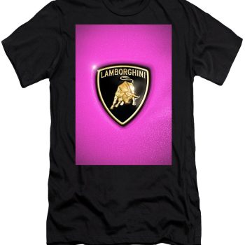 Lamborghini Pink Gordon Dean Cotton Tee Unisex T-Shirt FTS081