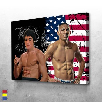 Lopez Presents Deadly Martial Artists From Two Different Time Eras Canvas Poster Print Wall Art Decor