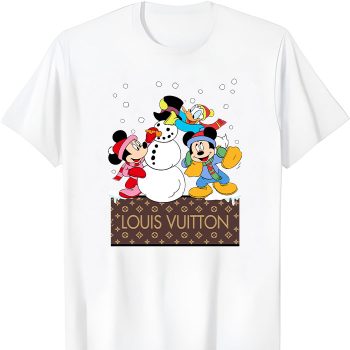 Louis Vuitton Christmas Minnie Mouse Mickey Mouse Donald Duck Unisex T-Shirt NTB2682