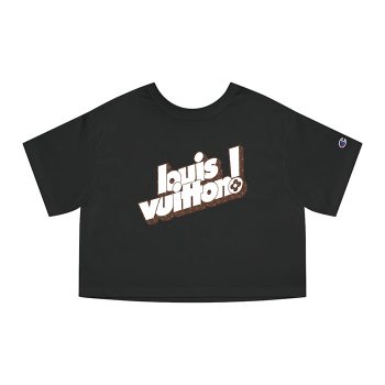 Louis Vuitton Everyday Logo Luxury Partten Classic Monogram Champion Women Heritage Cropped T-Shirt CTB192