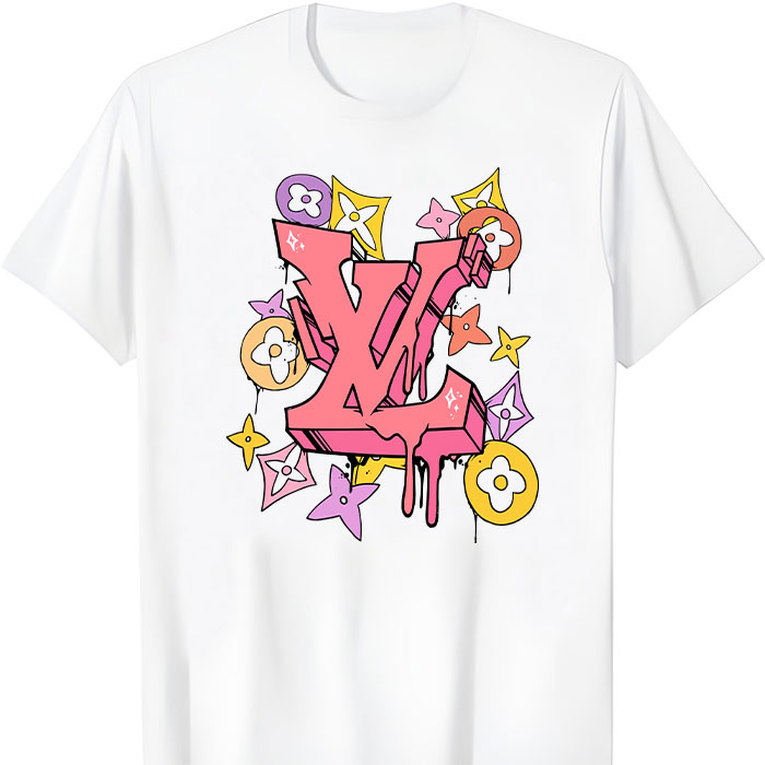 Louis Vuitton Graffiti Logo LV Unisex T-Shirt CB436