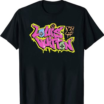 Louis Vuitton Graffiti Logo LV Unisex T-Shirt CB437