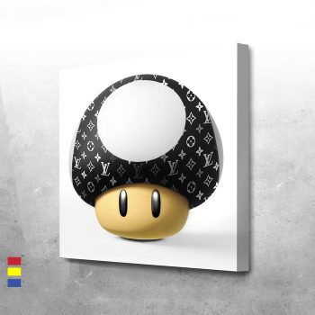Louis Vuitton Level Up (Black) the World of Art with Louis Vuitton' Expertise Canvas Poster Print Wall Art Decor