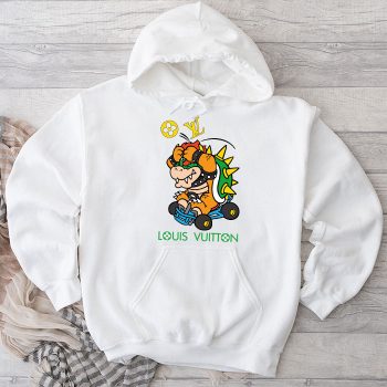 Louis Vuitton Logo Luxury Bowser Unisex Pullover Hoodie HTB2356