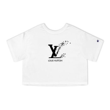 Louis Vuitton Logo Luxury Champion Women Heritage Cropped T-Shirt CTB181