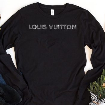 Louis Vuitton Logo Luxury Diamonds Unisex & Kid Long Sleeve Tee LTB2606