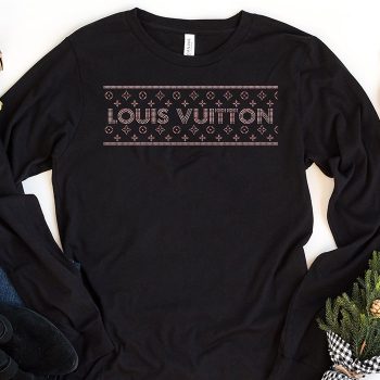Louis Vuitton Logo Luxury Diamonds Unisex & Kid Long Sleeve Tee LTB2608