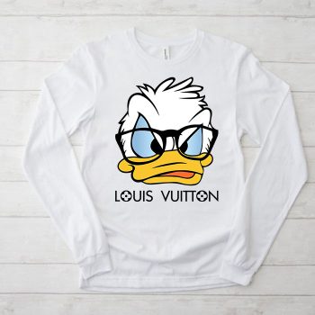 Louis Vuitton Logo Luxury Donald Duck Unisex & Kid Long Sleeve Tee LTB2359