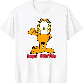 Louis Vuitton Logo Luxury Garfield LV Unisex T-Shirt TTB2268