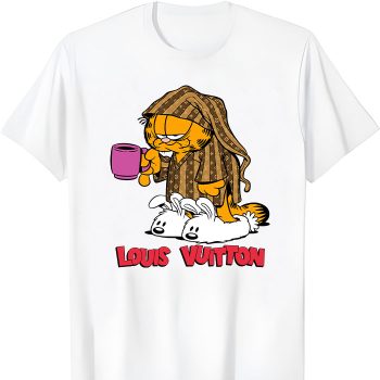 Louis Vuitton Logo Luxury Garfield LV Unisex T-Shirt TTB2276