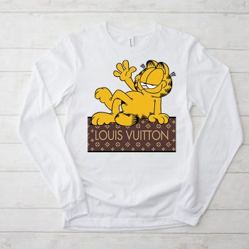 Louis Vuitton Logo Luxury Garfield Unisex & Kid Long Sleeve Tee LTB2372
