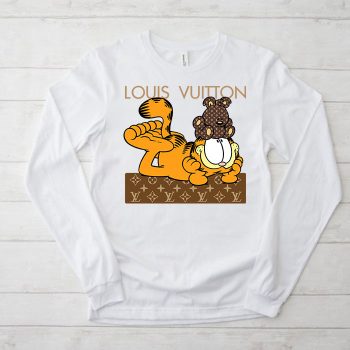 Louis Vuitton Logo Luxury Garfield Unisex & Kid Long Sleeve Tee LTB2596