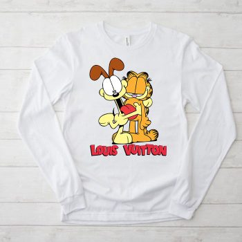 Louis Vuitton Logo Luxury Garfield Unisex & Kid Long Sleeve Tee LTB2599