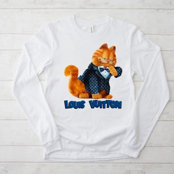 Louis Vuitton Logo Luxury Garfield Unisex & Kid Long Sleeve Tee LTB2600