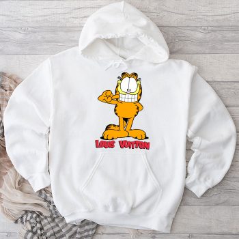 Louis Vuitton Logo Luxury Garfield Unisex Pullover Hoodie HTB2368