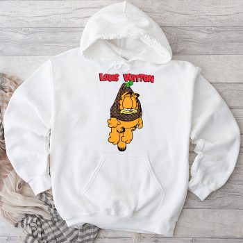 Louis Vuitton Logo Luxury Garfield Unisex Pullover Hoodie HTB2370