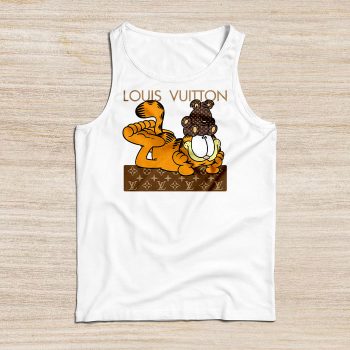 Louis Vuitton Logo Luxury Garfield Unisex Tank Top TTTB2596