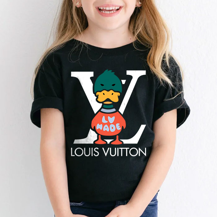 Louis Vuitton Logo Luxury Knit Duck Crewneck LV Unisex T-Shirt CB394 –  Cadadesigns