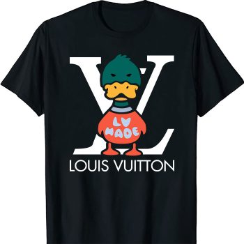 Louis Vuitton Logo Luxury Knit Duck Crewneck LV Unisex T-Shirt CB394