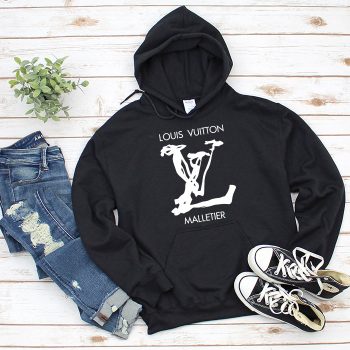 Louis Vuitton Logo Luxury Malletier Unisex Pullover Hoodie TB207