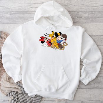 Louis Vuitton Logo Luxury Mickey Mouse Minie Mouse Pluto Unisex Pullover Hoodie NTB2293
