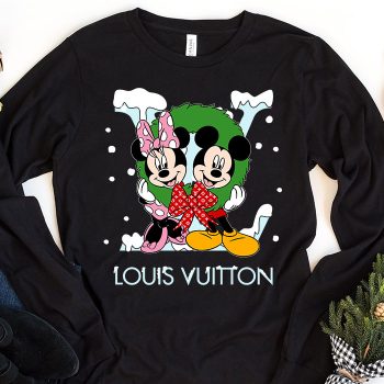 Louis Vuitton Logo Luxury Minnie Mouse Mickey Mouse Unisex & Kid Long Sleeve Tee TBL133