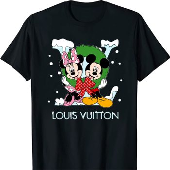 Louis Vuitton Logo Luxury Minnie Mouse Mickey Mouse Unisex T-Shirt NTB2678