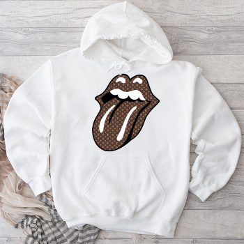 Louis Vuitton Logo Luxury Monogram Canvas Pattern Sexy Lips Unisex Pullover Hoodie HTB2381