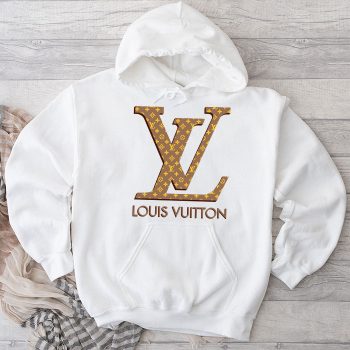 Louis Vuitton Logo Luxury Monogram Canvas Pattern Unisex Pullover Hoodie TB208