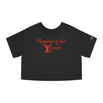 Louis Vuitton Logo Luxury Pharrell Champion Women Heritage Cropped T-Shirt CTB195