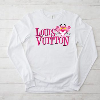 Louis Vuitton Logo Luxury Pink Panther Unisex & Kid Long Sleeve Tee LTB2379