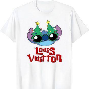 Louis Vuitton Logo Luxury Stitch Christmas LV Unisex T-Shirt TTB2261