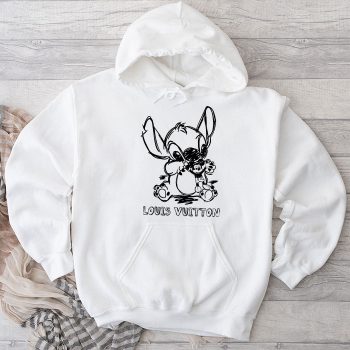 Louis Vuitton Logo Luxury Stitch Mickey Mouse Unisex Pullover Hoodie HTB2360