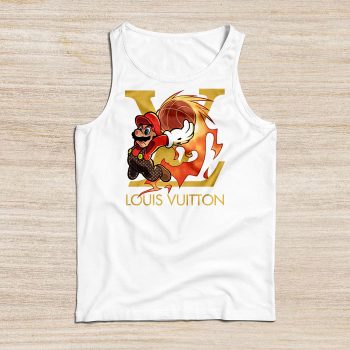 Louis Vuitton Logo Luxury Super Mario Unisex Tank Top TTTB2348