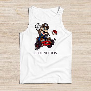 Louis Vuitton Logo Luxury Supper Mario Unisex Tank Top TTTB2357