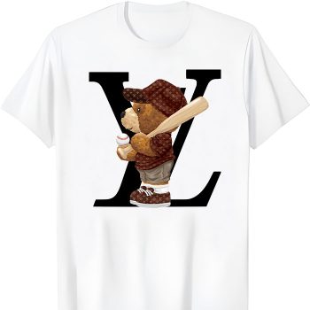 Louis Vuitton Logo Luxury Teddy Bear Baseball Unisex T-Shirt NTB2726