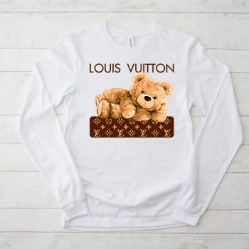 Louis Vuitton Logo Luxury Teddy Bear Unisex & Kid Long Sleeve Tee NTB2377