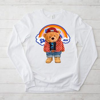Louis Vuitton Logo Luxury Teddy Bear Unisex & Kid Long Sleeve Tee NTB2382