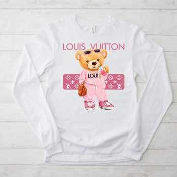 Louis Vuitton Logo Luxury Teddy Bear Unisex & Kid Long Sleeve Tee NTB2405