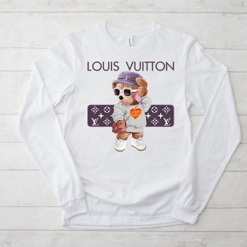 Louis Vuitton Logo Luxury Teddy Bear Unisex & Kid Long Sleeve Tee NTB2406