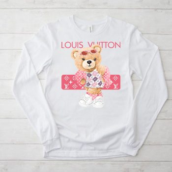 Louis Vuitton Logo Luxury Teddy Bear Unisex & Kid Long Sleeve Tee NTB2408