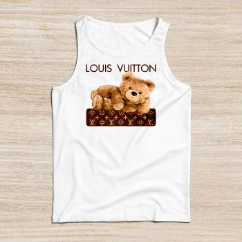 Louis Vuitton Logo Luxury Teddy Bear Unisex Tank Top NTB2532