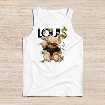 Louis Vuitton Logo Luxury Teddy Bear Unisex Tank Top NTB2534