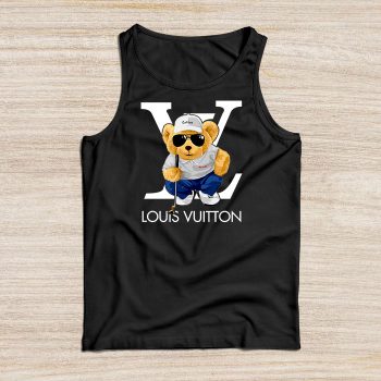 Louis Vuitton Logo Luxury Teddy Bear Unisex Tank Top NTB2535