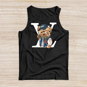 Louis Vuitton Logo Luxury Teddy Bear Unisex Tank Top NTB2540