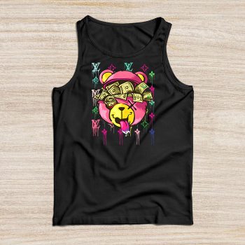 Louis Vuitton Logo Luxury Teddy Bear Unisex Tank Top NTB2541
