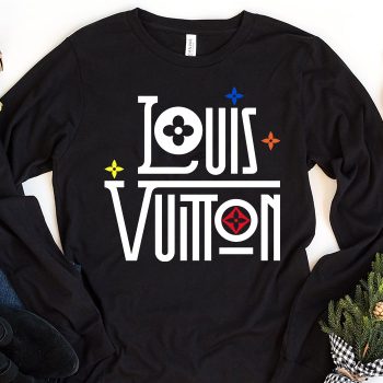 Louis Vuitton Logo Luxury With Color Monogram Unisex & Kid Long Sleeve Tee TBL190
