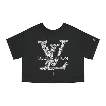 Louis Vuitton Luxury Logo Champion Women Heritage Cropped T-Shirt CTB174