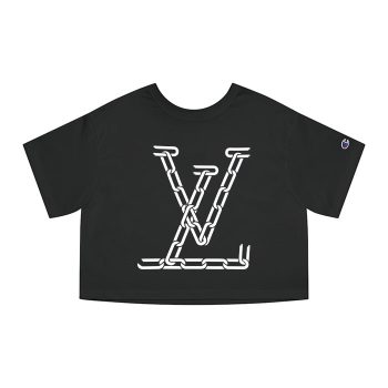 Louis Vuitton Luxury Logo Champion Women Heritage Cropped T-Shirt CTB176